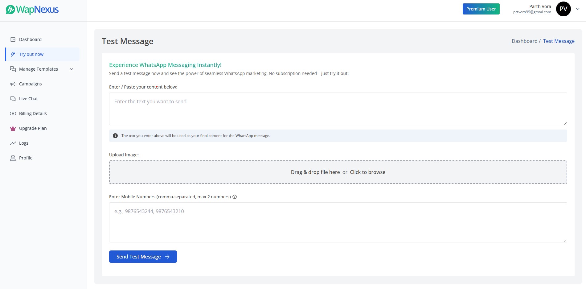 WapNexus Platform